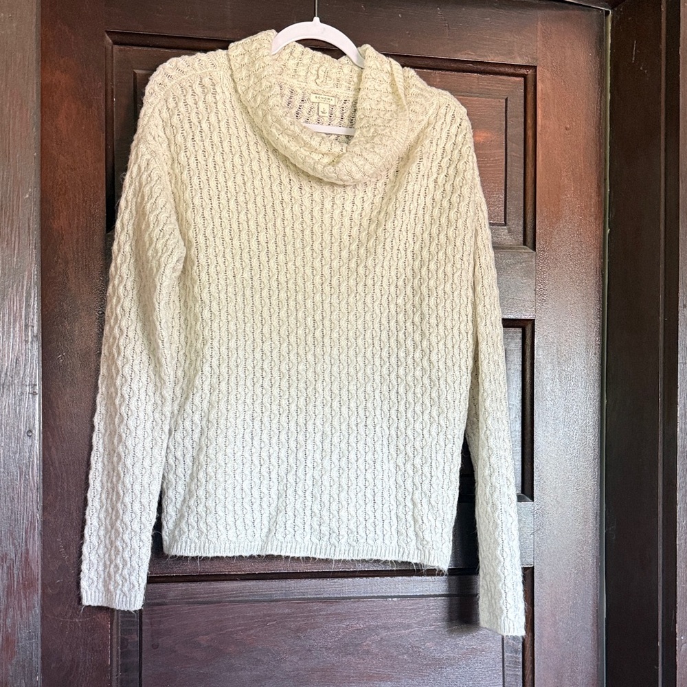 Sonoma Cream Cowl Neck Sweater